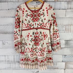 Free People embroidered sequin Russian doll dress